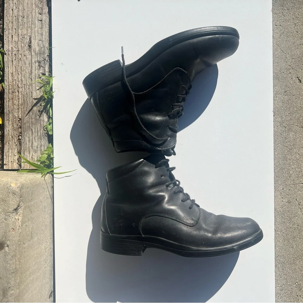 Dansko Black Leather Men's Boots